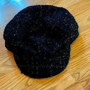 Women’s Black Cabby Hat